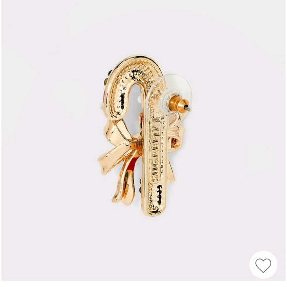 Sugarfix Baublebar Candy Cane Campaign Earrings NWT - Picture 3 of 5